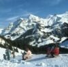 Sledging fun. Photo courtesy of Photo Klopfenstein, Adelboden.